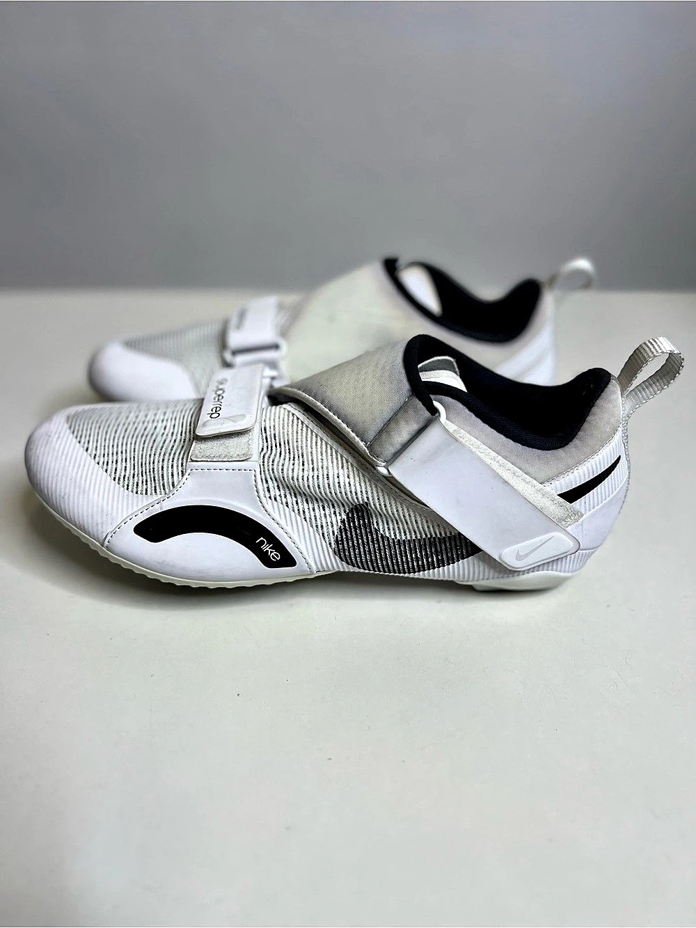 Nike SuperRep Go 3 Flyknit Athletic Shoes US 10.5 White & Black